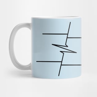 Disturbed Black graphic only Mug